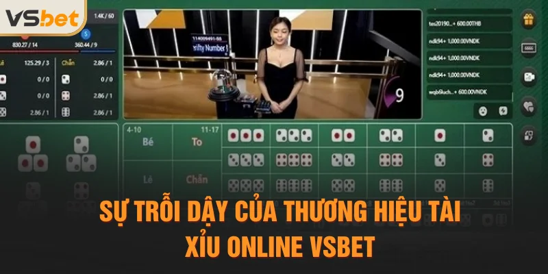 Sự trỗi dậy của thương hiệu Tài xỉu online Vsbet